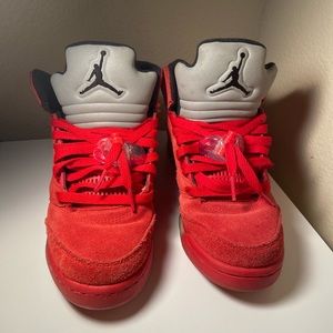 Air Jordan 5 Suede Red